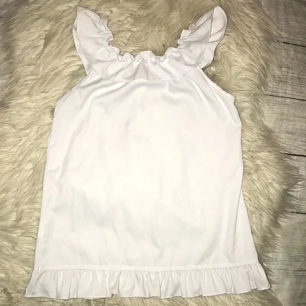 Shrimp and Grits Kids Girl Ruffle Tunic Top